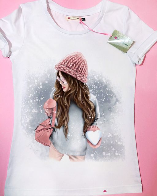 Эксклюзивная футболка Yana Pletneva упаковка плотный Zip пакет!  фото 4