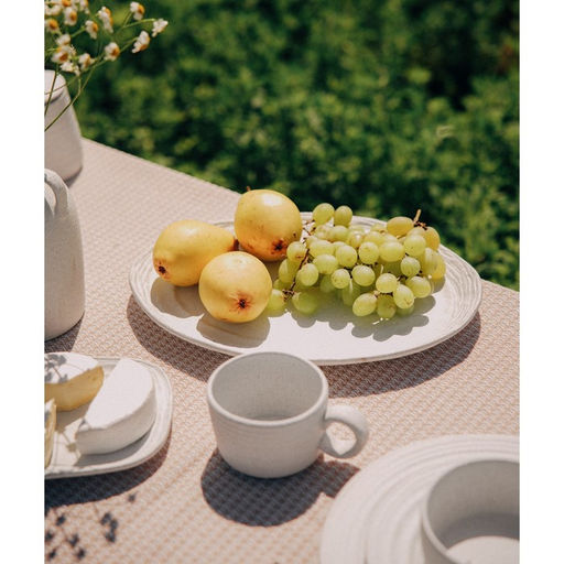 Блюдо SL Home «Арена Бланка», 34×24 см, керамика, белое