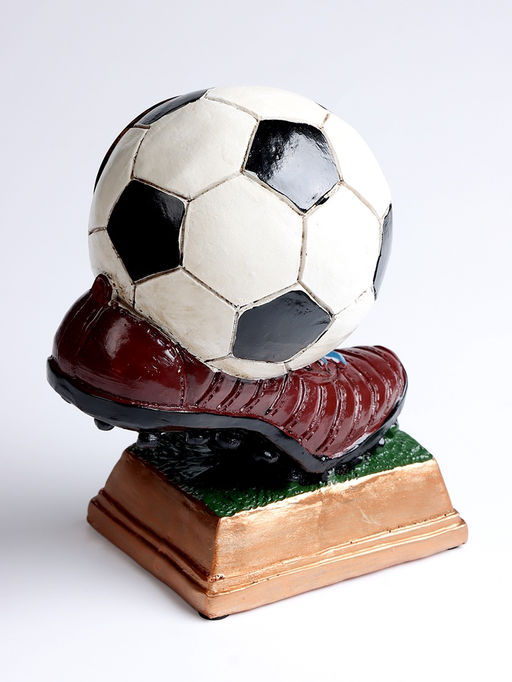 Часы настольные интерьерные «Футбол», на батарейках, 14.3×11.3×21.2 см, d=8 см