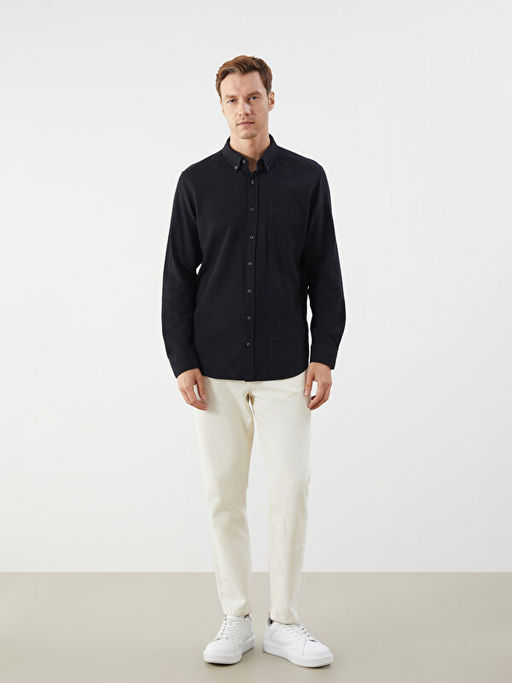 Regular Fit Uzun Kollu Arm?rl? Erkek G?mlek