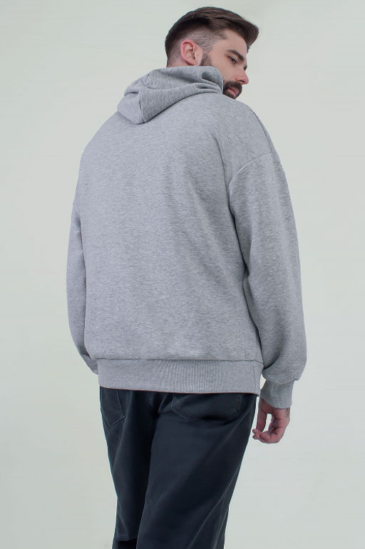 Арт. 6578 Толстовка мужская 46-54 (5 шт) Цвет:зеленый кофе - Идеал фото 13