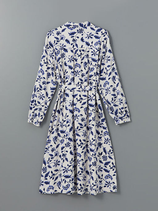 ?i?ekli Kad?n G?mlek Elbise