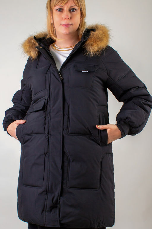 Зимняя парка, натуральный мех арт.620
