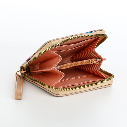 Кошелёк на молнии «Мишки», бежевый