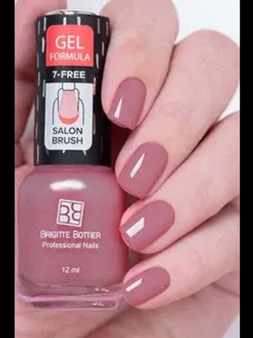 Brigitte Bottier GEL FORMULA тон 96 темно-розовый с золотистым шиммером 12 мл