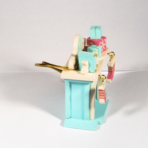 Елочная игрушка - Камин 56GG64-25804 K - Idh фото 4