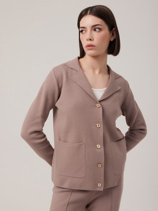 Жакет женский 1231154006 beige - Eleganzza фото 12