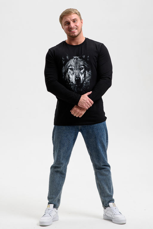 8514/1 Футболка с длинным рукавом мужская