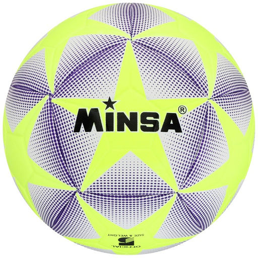 Мяч футбольный MINSA, TPU, машинная сшивка, 12 панелей, р. 5  фото 5