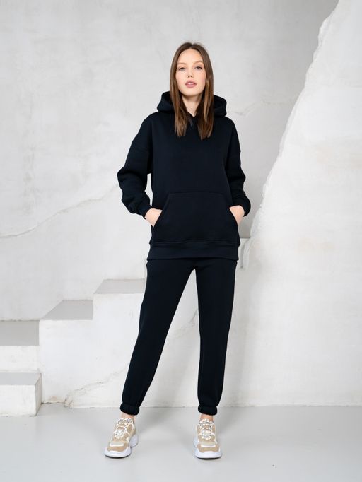 теплый Костюм футер 3-х нитка НАЧЕС,темно-синий - Binita фото 3