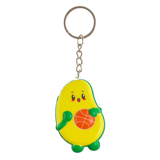 Цена за 12 шт. Сквиш - брелок детский «Авокадо», антистресс - игрушка, МИКС