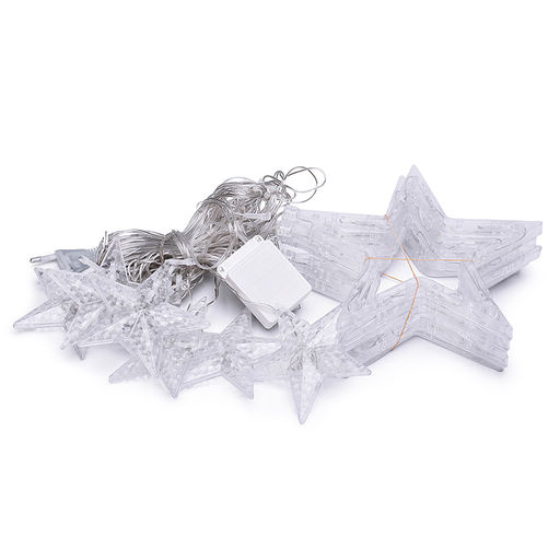 Электрогирлянда интерьерная "Звёзды" цветная