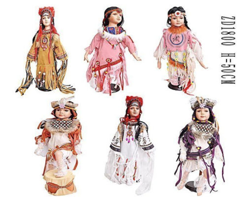 Сувенир коллекционный Индейцы 40 см / ZD1800 /уп 24/ - Галеонтрейд фото 4
