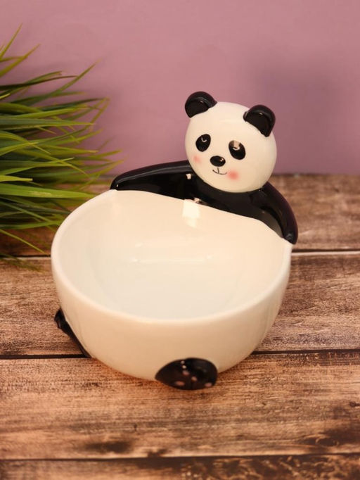 Тарелка глубокая керамическая Panda bowl, 13 х 15 х 15 см