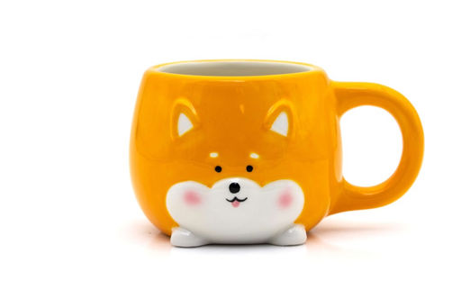 Кружка керамическая Corgi, orange, 450 мл