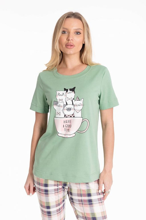 Пижама М32276Ппп полынь/пудра - Елена фото 2