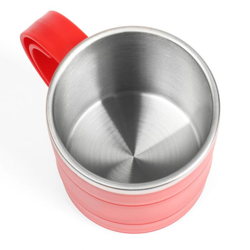 Термокружка Мама босс, 450 мл, сохраняет тепло 2 ч, красная