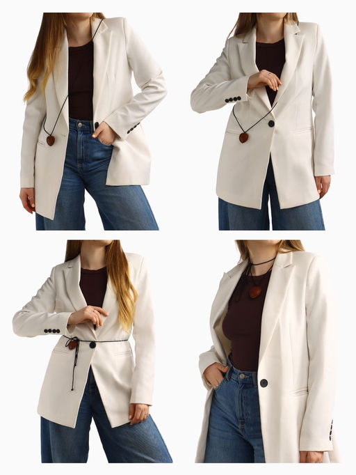 Чокер/кулон на шнурке Сердечко кожа, трансформер, цвет коричневый, 150 см