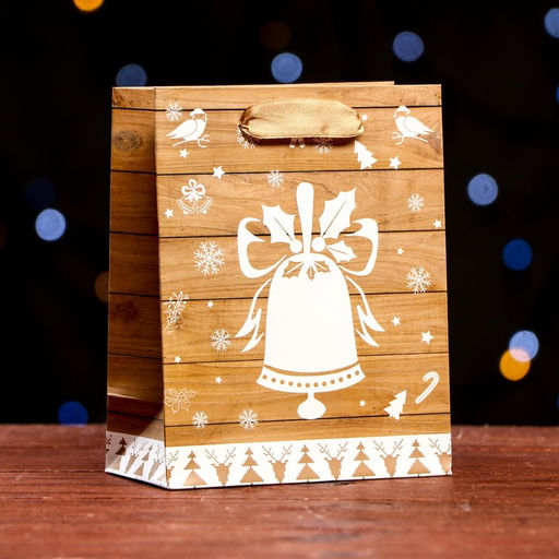 Цена за 12 шт. Пакет ламинированный Колокол 11,5 х 14,5 х 6 см - Simaland фото 3