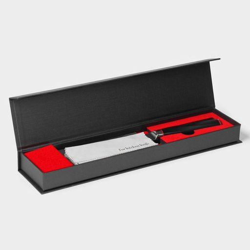 Нож топорик Magistro Ортего, длина лезвия 18 см, дамасская сталь AUS-10 фото 7