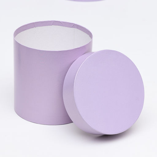 Набор круглых коробок 5в1 Сирень перламутровая, 20 20 15 15 см - Simaland фото 5