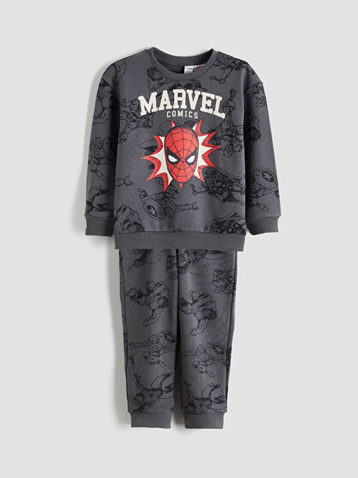 Spider-Man Bask?l? Erkek ?ocuk E?ofman Tak?m