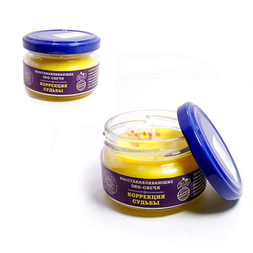 Эко Свеча Корекция судьбы 7х5см - Сандаловый дом фото 2