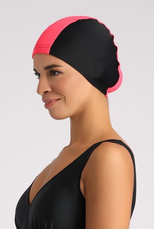 Шапка Cap.08 черный / коралл