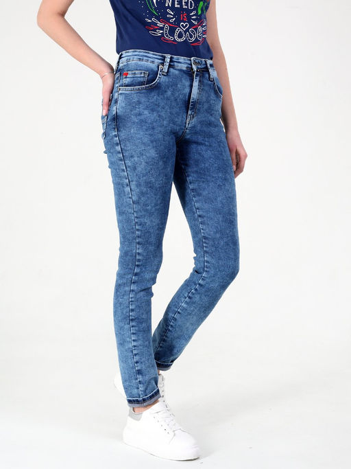 Женские джинсы _ 19733 - F5 фото 3