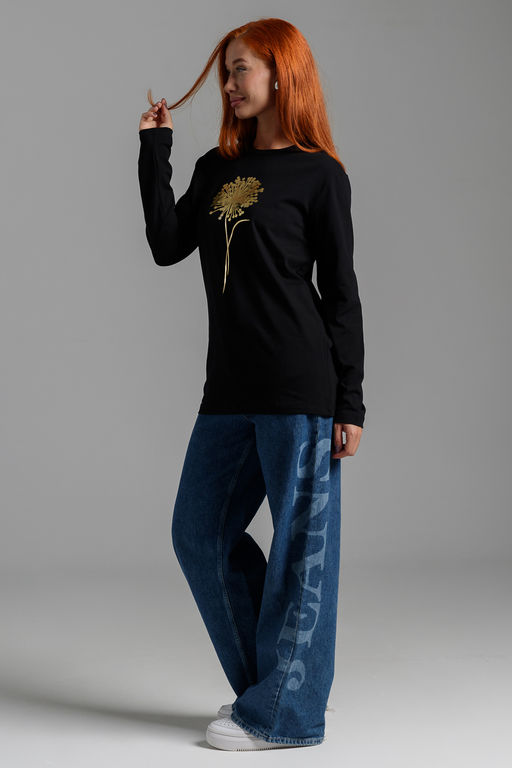 8519/1 Футболка с длинным рукавом женская