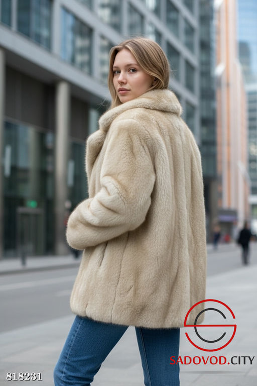 Шуба женская из искусственного меха