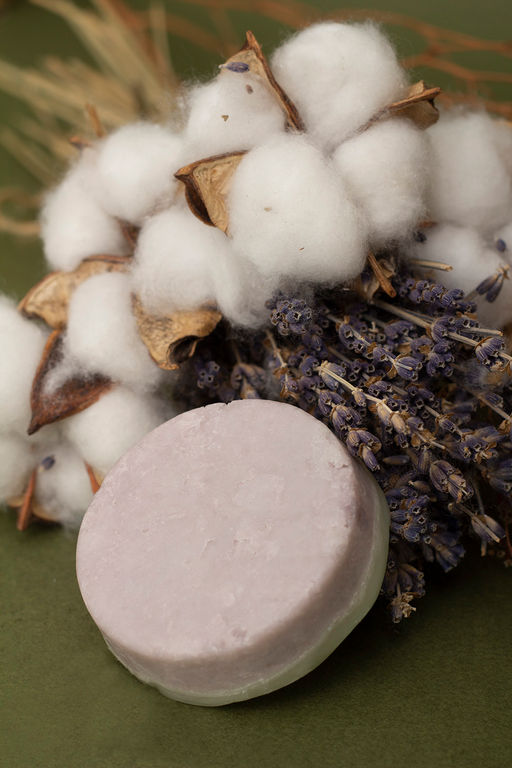 Твердый шампунь-кондиционер для волос 2в1 Укрепление и рост с ароматом лаванды - Siberina фото 4