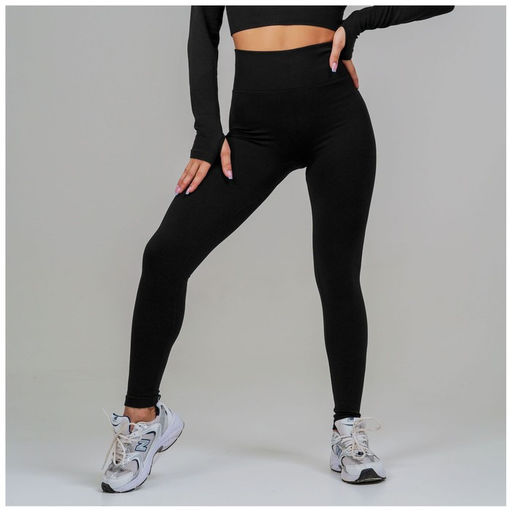 Легинсы женские спортивные ONLYTOP, размер 46 (L), чёрные