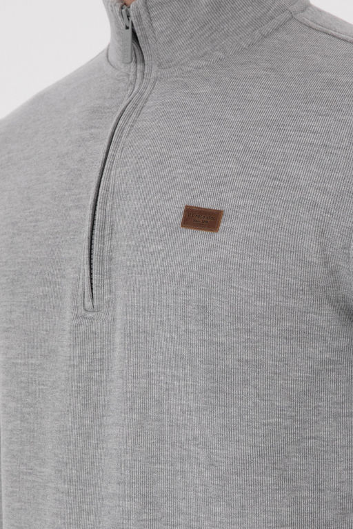 Мужской серый меланжевый базовый свитшот Неожиданная скидка в корзине - U.s. polo assn фото 7