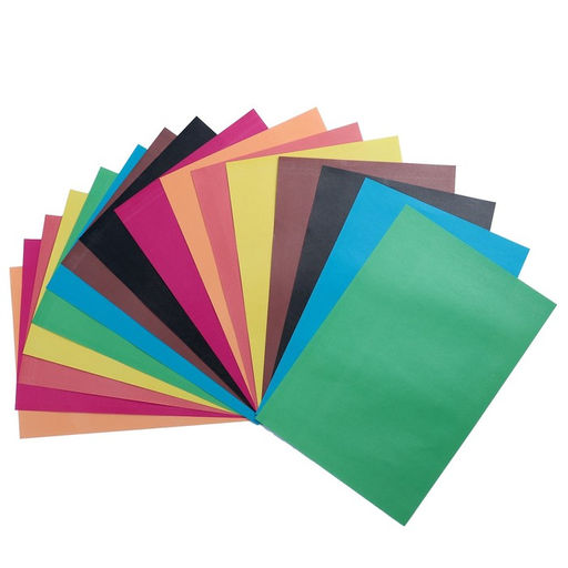 Бумага цветная А4, 16 листов, 8 цветов Calligrata, офсет, в папке  фото 2