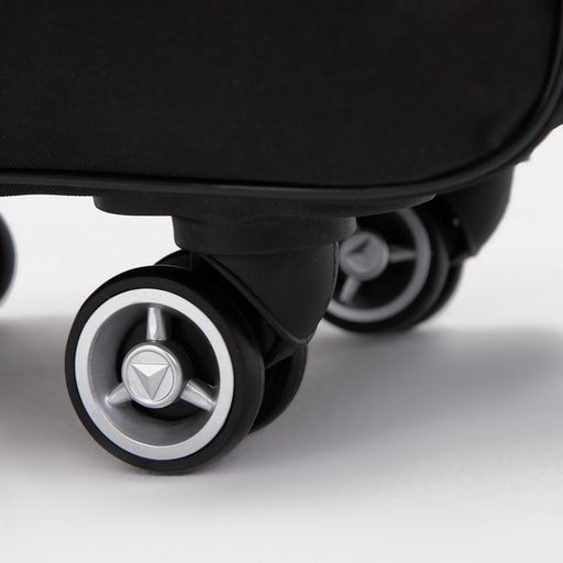 Сумка дорожная 2 в 1 на колёсах 20, отдел на молнии, 4 наружных кармана, цвет чёрный - Simaland фото 5