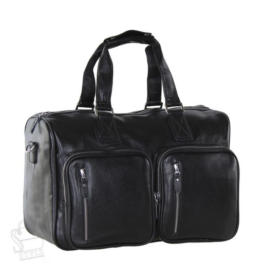 Сумка дорожная 008DS black S-Style  в Новосибирске