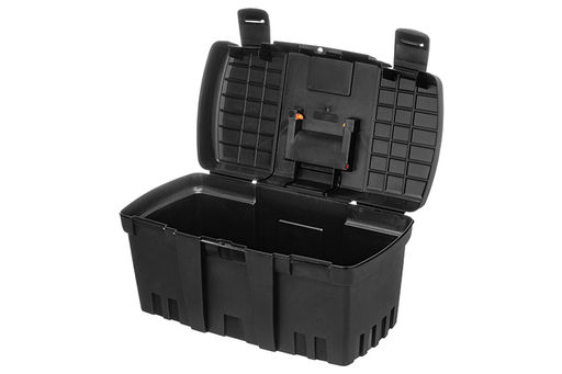 Ящик для инструментов 46*25*23,5 см "Техникер" с внутр. пространством, черный (BR3748ЧР)