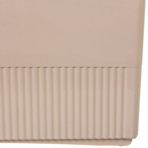 Органайзер - лоток для хранения на колесиках "ИДЕАДОМА", цвет бежевый, 33.6*17.2*25.2см