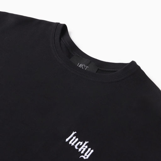 Футболка женская MIST Lucky, размер S-M, чёрная