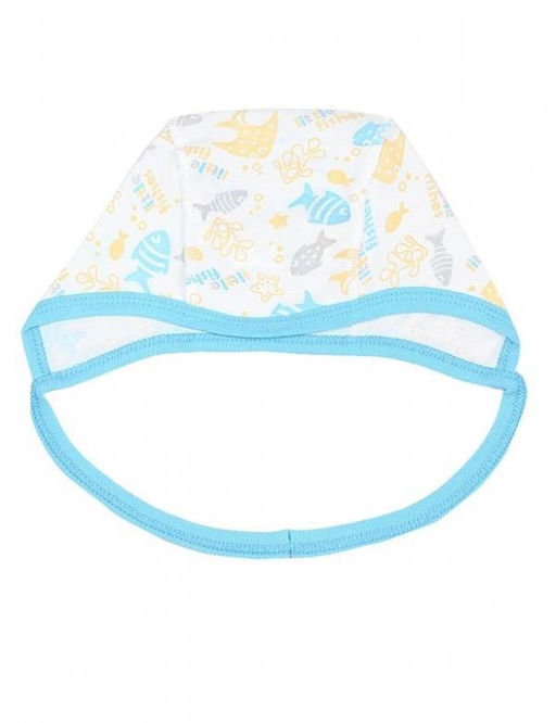 CRB wear/CAN 8110 Чепчик, бирюзовый рыбки/Ex.Cherubino  фото 3