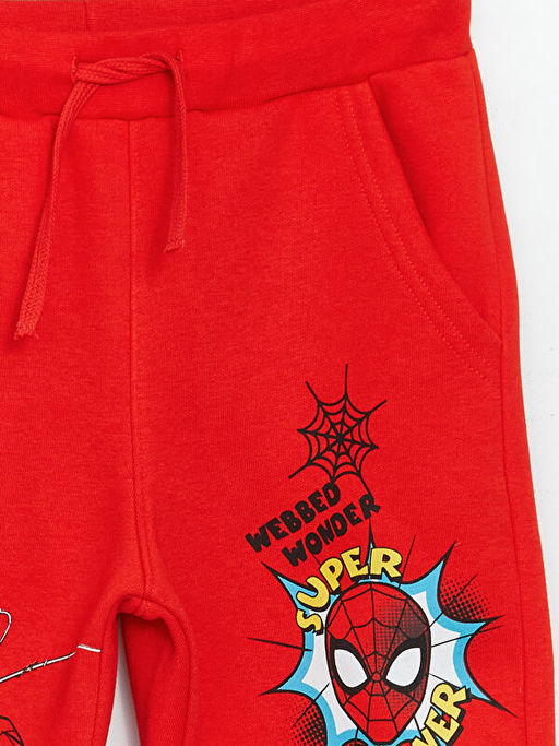 Beli Lastikli Spiderman Bask?l? Erkek ?ocuk Jogger E?ofman Alt? - Waikiki фото 2