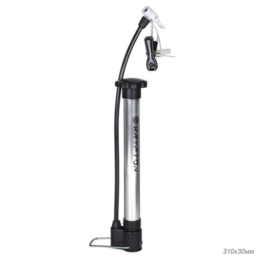 Насос для велосипеда ручной Krypton DQT-01, алюминиевый корпус, пластиковая ручка, размер 310х30мм, 220 см3. / DQT-01.2 / уп 60 - Галеонтрейд фото 4