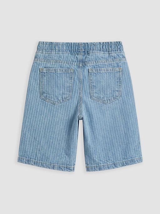 Beli Lastikli ?izgili Erkek ?ocuk Jean ?ort