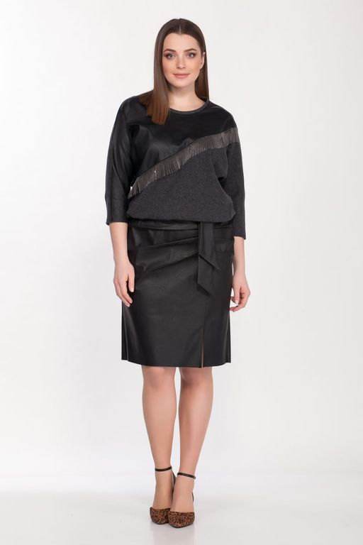 Платье Belinga 1222 черный - Mira fashion фото 75