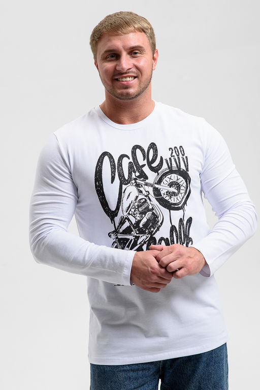 8534 Футболка с длинным рукавом мужская