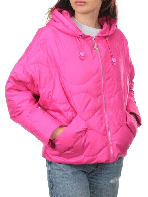23-061 CRIMSON Куртка оверсайз демисезонная женская (синтепон 100 гр.)