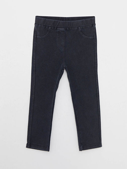 Beli Lastikli Basic K?z Bebek Jean Tayt
