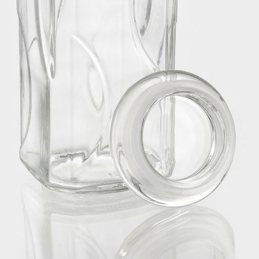 Банка для сыпучих «Лорд», 1.3 л, 9.5×22.5 см, стекло