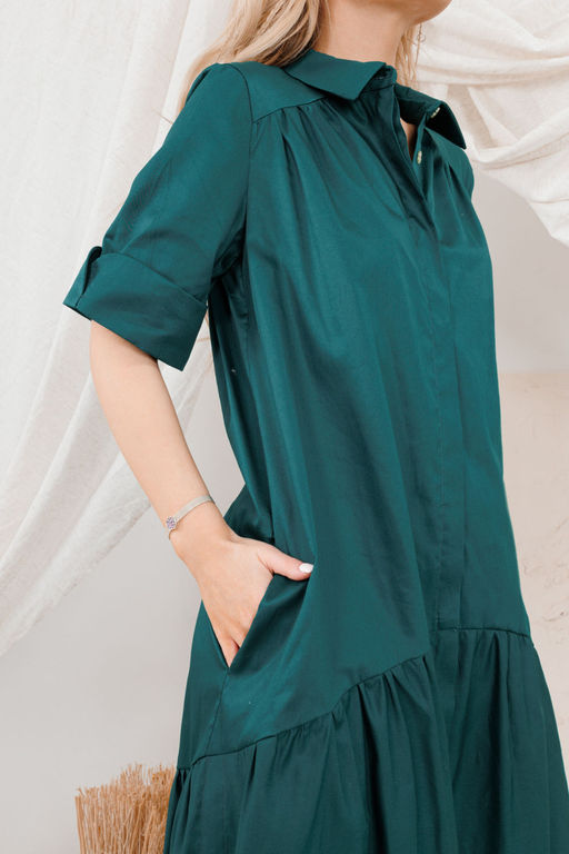 Платье AMORI 9694 изумруд  фото 3